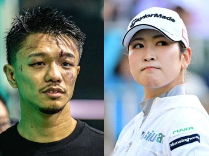 驚きの結婚！ ボクサー中谷潤人の“異色ゴルファー妻”田村亜矢（29歳）ってどんな人？ 今年3月、関係者も驚いた近況報告「2年間、看護学校に通っていました」＜Number Web＞ photograph by L:Takuya Sugiyama, R:Getty Images