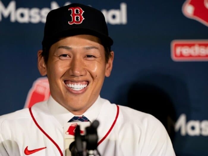 26年ぶり日本一、21億円の置き土産まで!“マッチョマン”吉田正尚がオリックスで愛されまくった理由…先輩ラオウ「みんなでボストン行く」<Number Web> photograph by Billie Weiss/Boston Red Sox/Getty Images