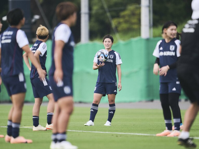 自身初となるワールドカップに臨む猶本光（29歳）　©︎Yuki Suenaga