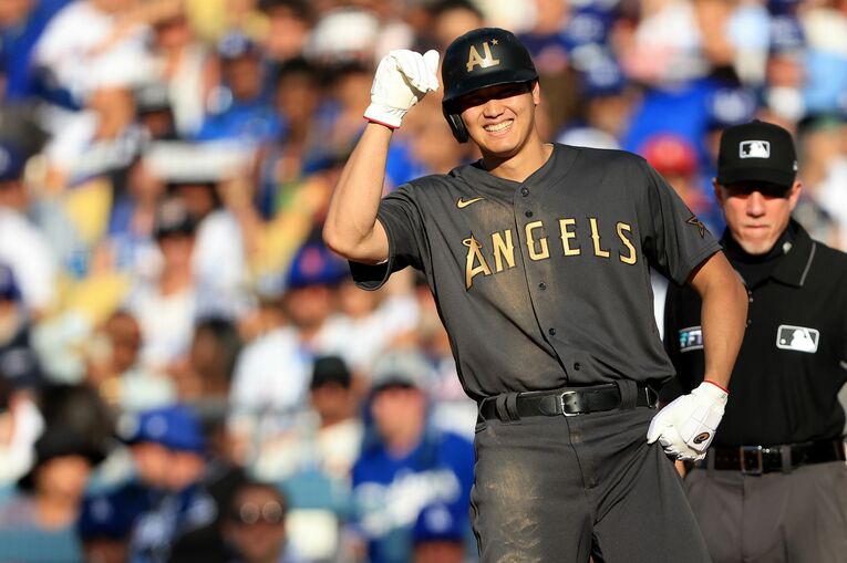 2022年オールスターでの大谷　©AFP/JIJI PRESS