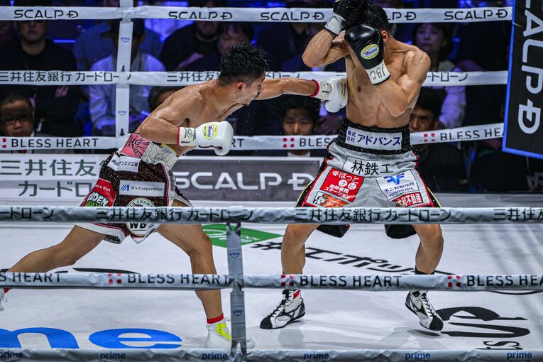 中谷潤人vs.西田凌佑（WBC・IBF世界バンタム級王座統一戦） ©Takuya Sugiyama