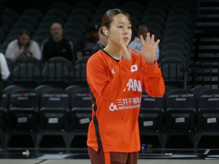 バスケットボール女子日本代表・山本麻衣（筆者撮影）