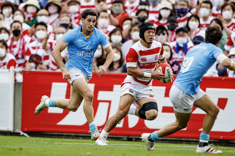 2022年6月18日ウルグアイ戦（秩父宮）©︎Kiichi Matsumoto