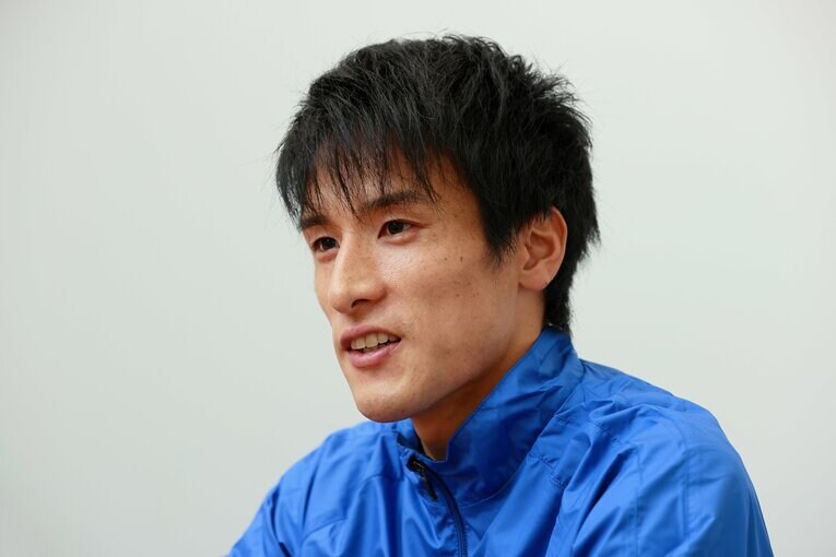 12月にインタビューに応じた村澤　©Shigeki Yamamoto