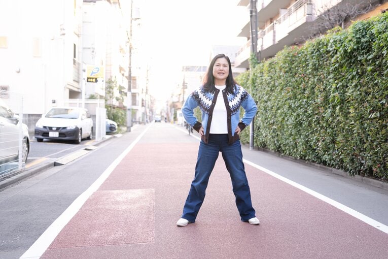 現在はアメリカで暮らす山崎五紀さん　©Shiro Miyake