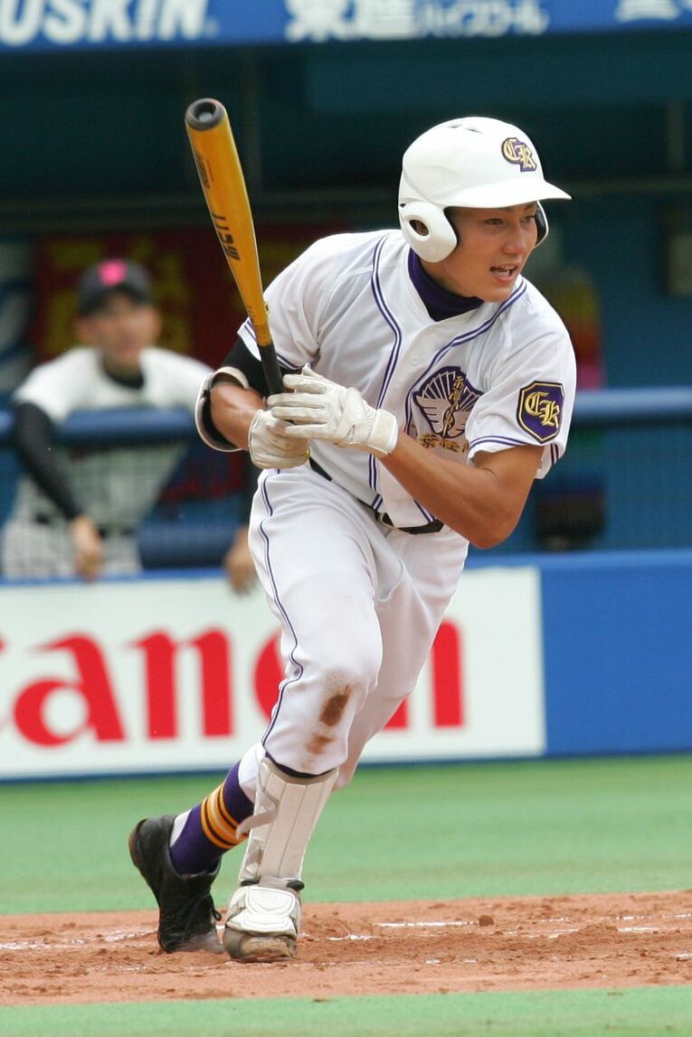 千葉経済大学附属高校時代（2007年） ／ photograph by AFLO