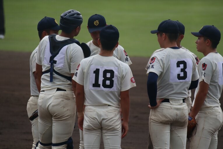 【今夏の様子】決勝…3番手にエース日高投入も、失点され苦しい展開となった　©Yuki Kashimoto