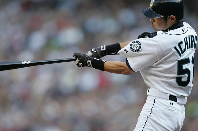 シアトル・マリナーズ時代のイチロー　©Naoya Sanuki