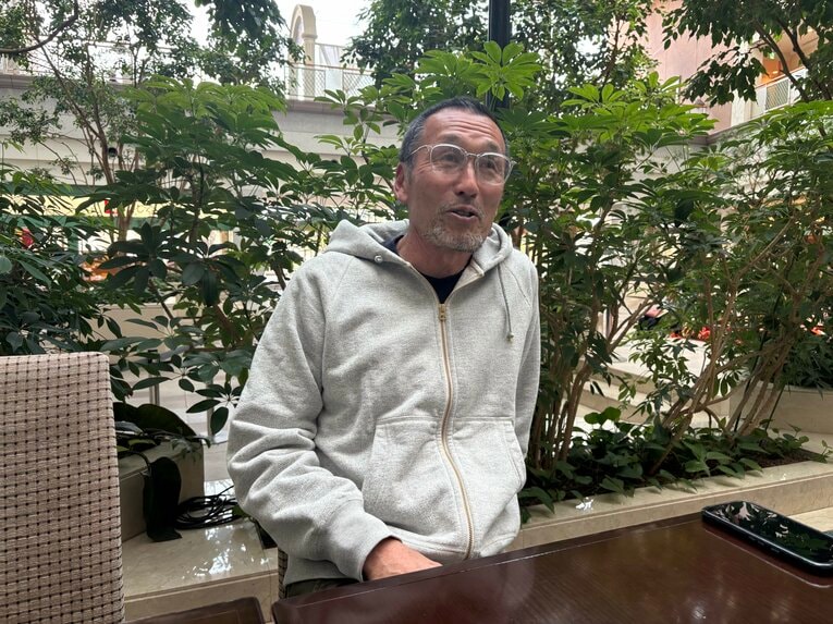 日本代表・上田綺世の獲得を振り返る椎本邦一さん（筆者撮影）