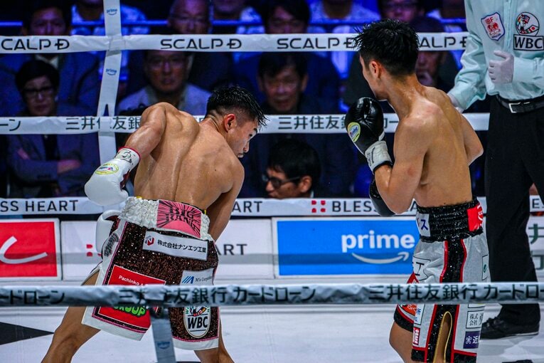 中谷潤人vs.西田凌佑（WBC・IBF世界バンタム級王座統一戦） ©Takuya Sugiyama