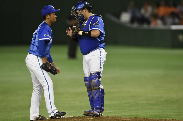 2016年CS第1ステージに登板した今永　©Hideki Sugiyama