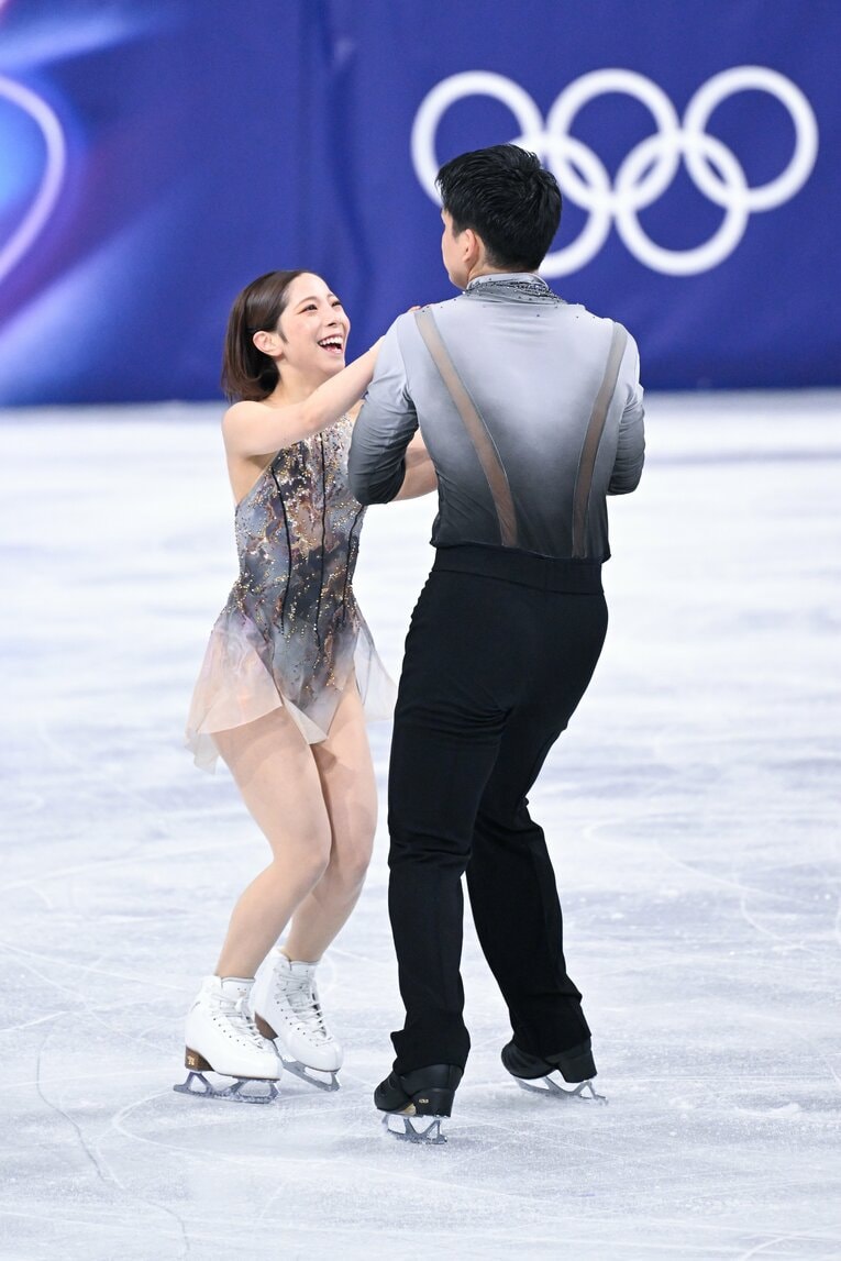 【団体戦ペア】団体戦フリーで世界歴代3位の155.55点をマークしたりくりゅうペアの圧巻の演技　©Asami Enomoto／JMPA