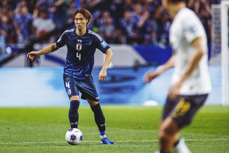 板倉は今回、3バック中央での起用が想定される　©Kiichi Matsumoto