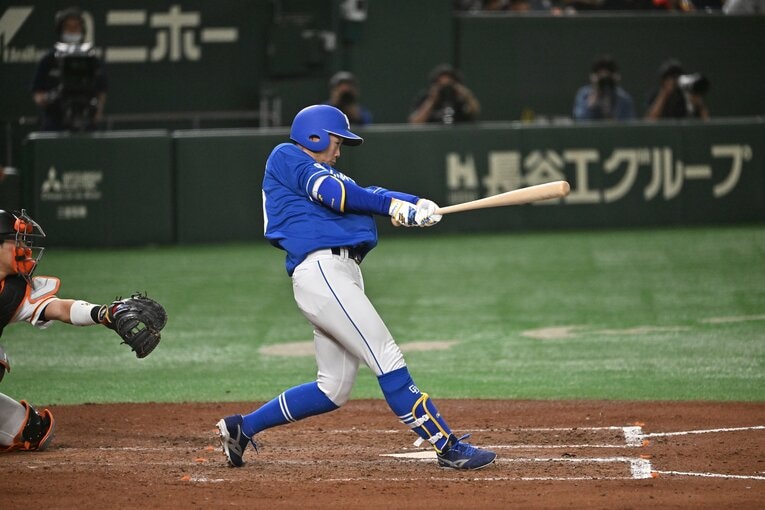 頼りになるバッティング　©Hideki Sugiyama