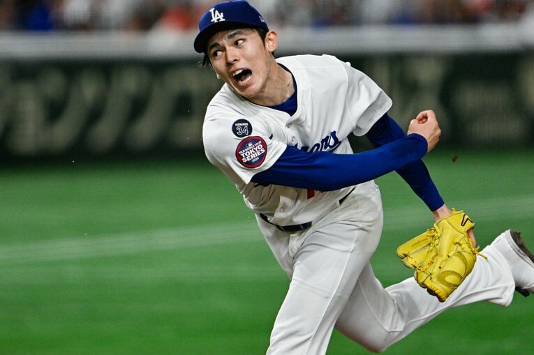 メジャー初登板での佐々木　©Nanae Suzuki