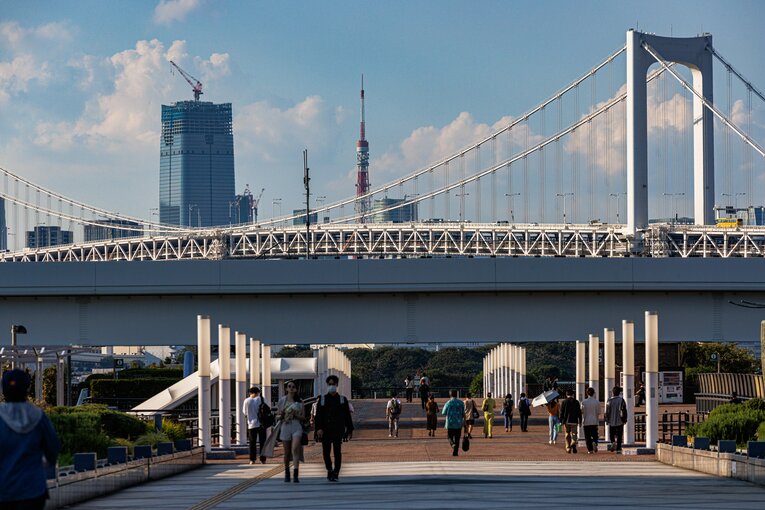 筆者が訪れた日もダイバーシティ、アクアシティあたりは賑わっていた　©Masashi Soiri