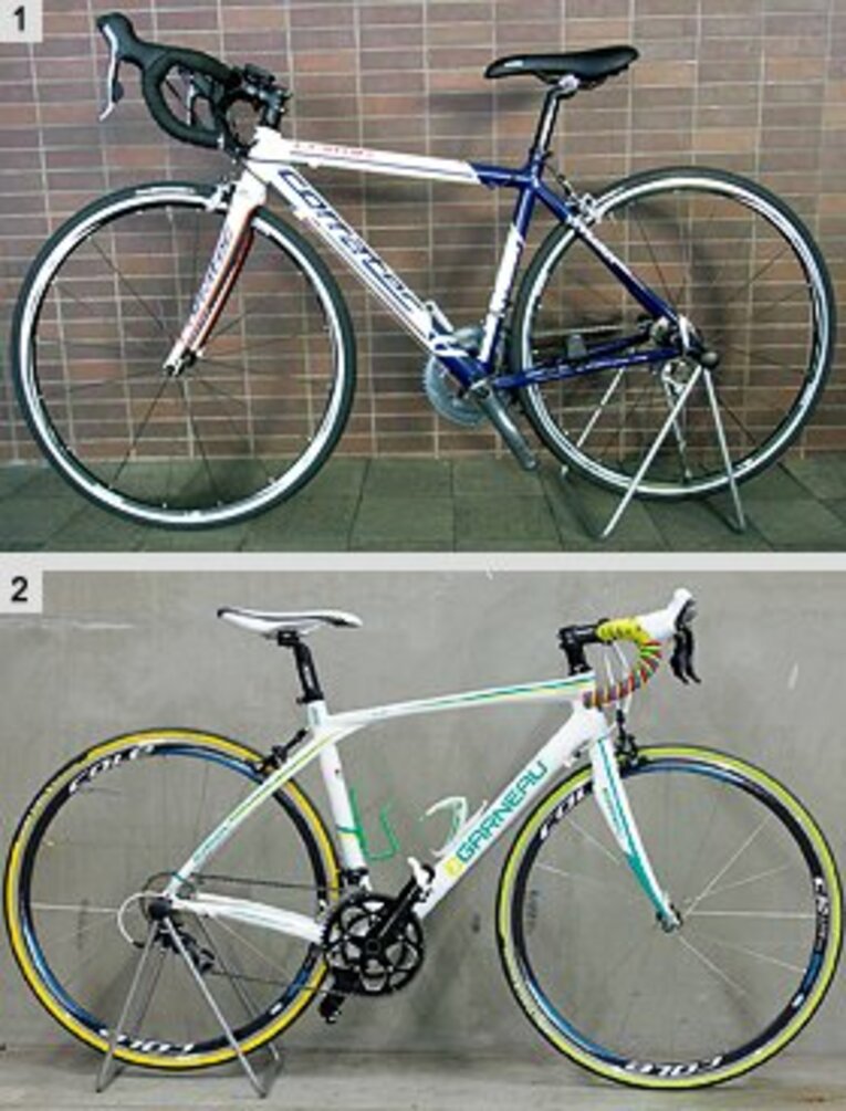 [1]　ロードバイク （コラテック コロネス）
[2]　ロードバイク （ルイガノ LGS-RSE WOMEN）