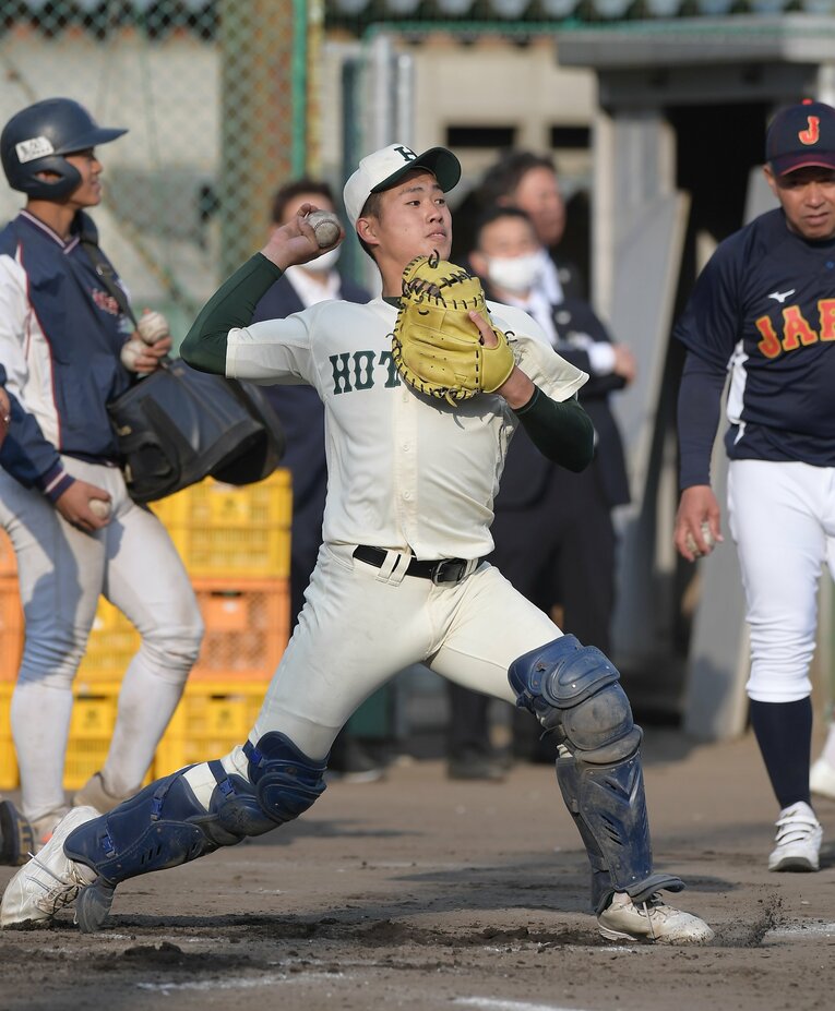 U18日本代表合宿に参加する堀　©Sankei Shimbun