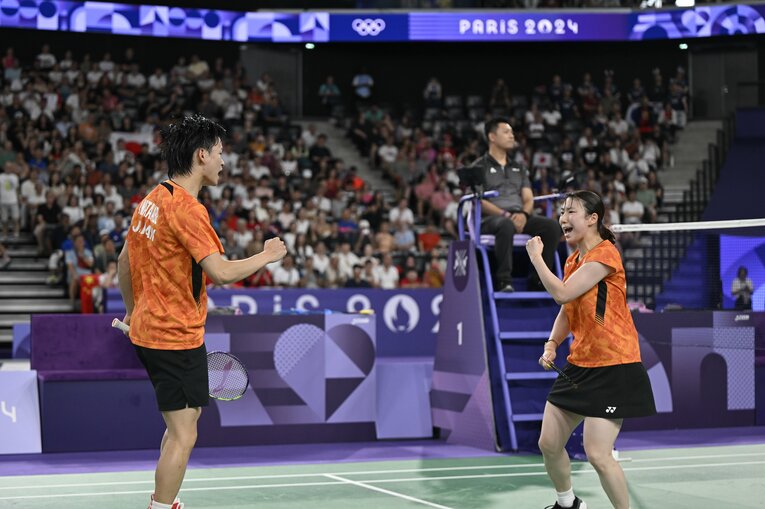 わたがしペア、3位決定戦での熱戦　©Asami Enomoto/JMPA