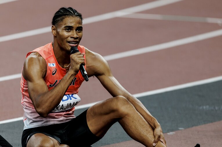 【東京世界陸上】1991年の高野進以来、34年ぶりとなる世界選手権での決勝進出を決めた中島　©Kiichi Matsumoto