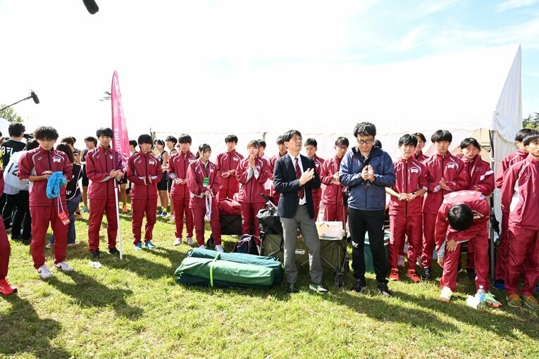 予選会を終えた立命館大の選手たち　©Keiji Ishikawa
