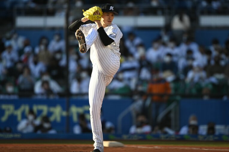 プロ2年目の佐々木朗希。一軍デビュー含め計11登板　©Naoya Sanuki