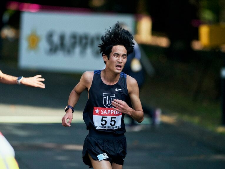 上位に入ったエース格の松井海斗（3年）　©︎Yuki Suenaga