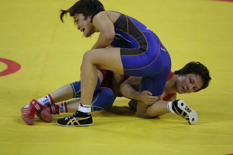 2008年北京五輪での伊調馨　©JMPA