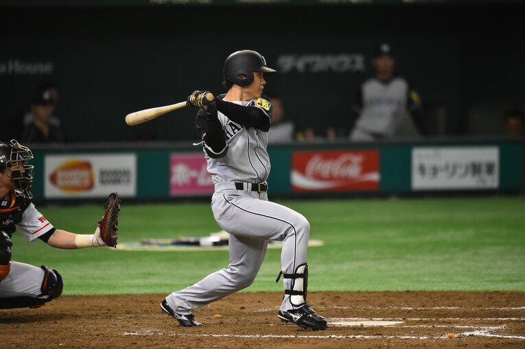 阪神時代の高山俊　©BUNGEISHUNJU