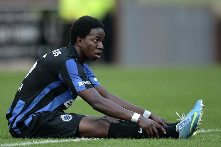 ベルギー1部クラブ・ブルッヘ時代のバケンガ　©︎Getty Images