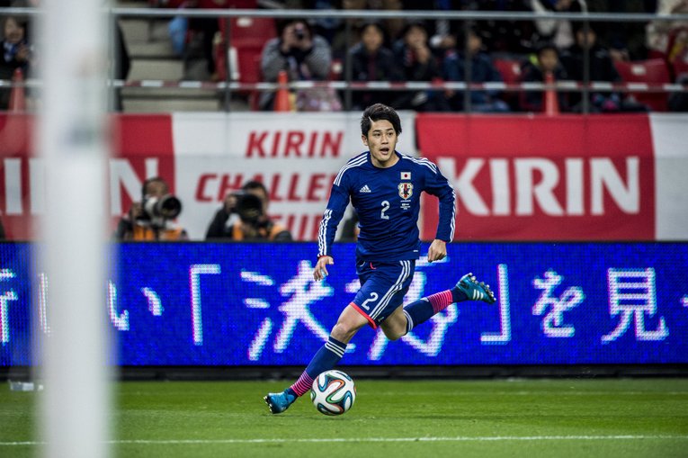 内田篤人（2014年）©︎Takuya Sugiyama