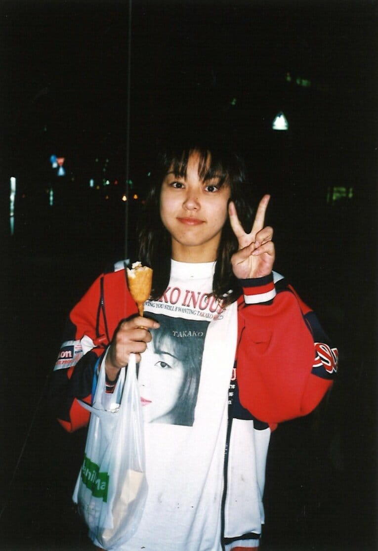 現役時代の納見佳容さん　©本人提供