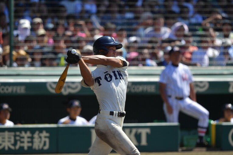 準々決勝の対浦和学院戦。11対2で大阪桐蔭が勝利　©Hideki Sugiyama