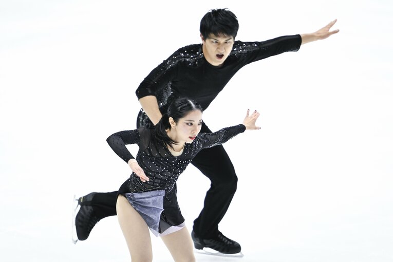 全日本選手権で優勝した三浦璃来・木原龍一　©Asami Enomoto