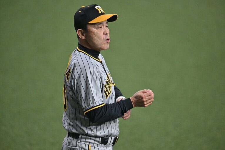 阪神・岡田彰布監督　©︎Hideki Sugiyama