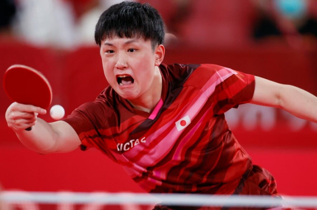 卓球選手　張本智和　缶バッジ　{最終値下げ} 楽しくも怖かった」「団体でこの借りを返す」世界ランク4位の張