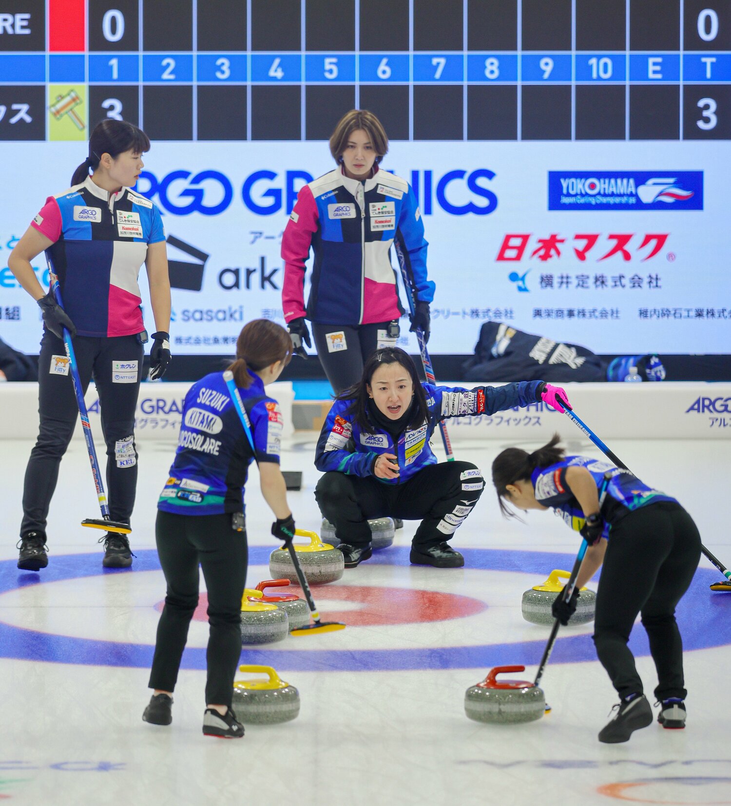 ロコ・ソラーレとフォルティウスは世界ランキング的にも競り合っている　©JIJI PRESS