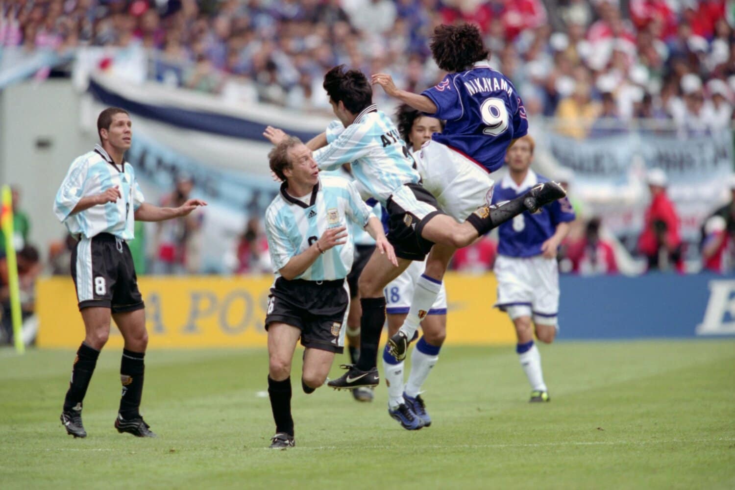 1998年フランスW杯、日本対アルゼンチン戦の解説は松木さんが務めた　©Naoya Sanuki/JMPA