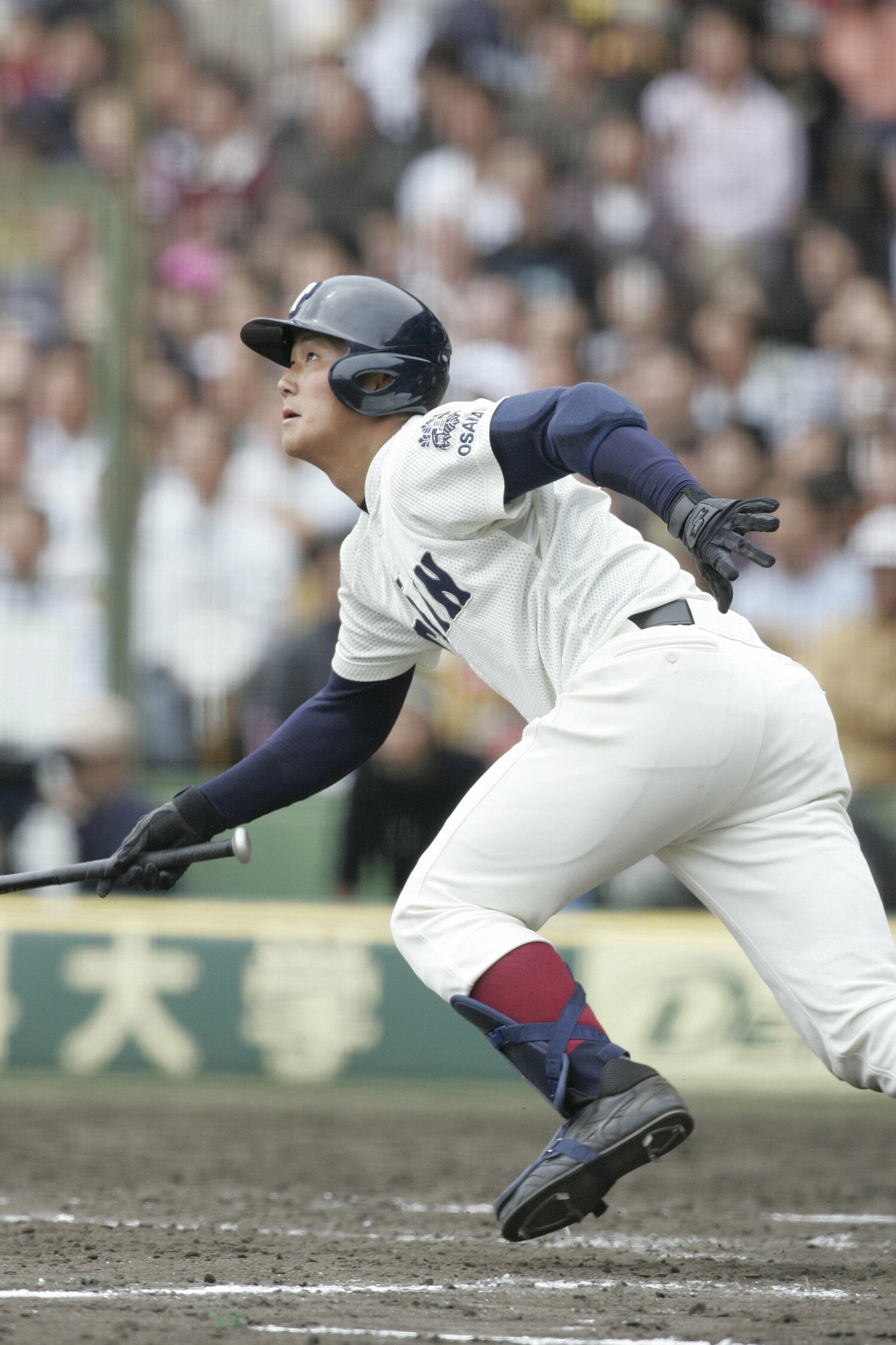 大阪桐蔭時代の中田翔。平田良介の2年後輩にあたる　©Tamon Matsuzono