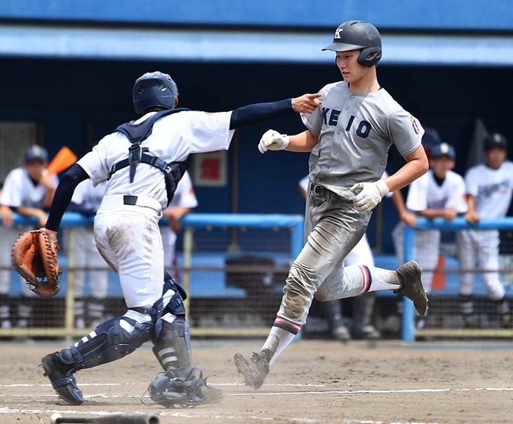 慶應義塾高時代の正木智也 ©︎Sankei Shimbun
