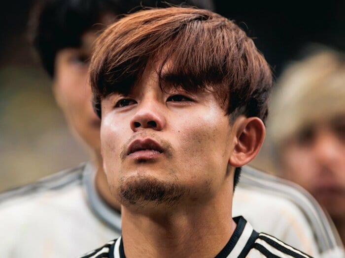 「涙、涙」久保建英と田中碧「ガク然としていた」上田綺世にGK早川友基がそっと肩を…森保一監督は“痛恨の表情”ブラジル戦決定的瞬間を撮った＜Number Web＞ photograph by Kiichi Matsumoto/JMPA