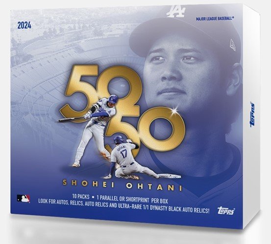 Amazon.co.jp: 2024 Topps 50/50 大谷翔平 10パック入りボックス (2024 Topps 50/50: Sho hei  Ohtani 10-Pack Box) 【完全未開封BOX】大谷翔平 Topps BOX : おもちゃ