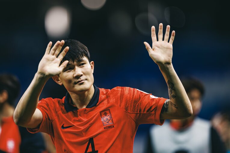 準決勝は出場停止となるキム・ミンジェ　©︎Kiichi Matsumoto