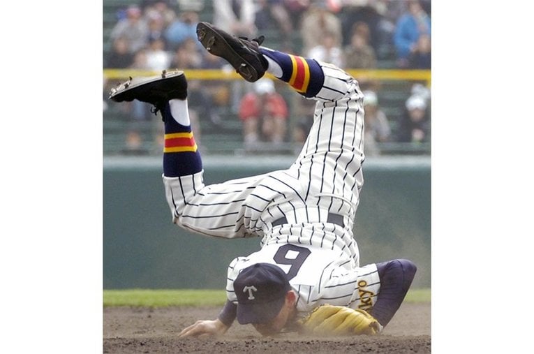 杉谷拳士／帝京 ／ photograph by Kyodo News