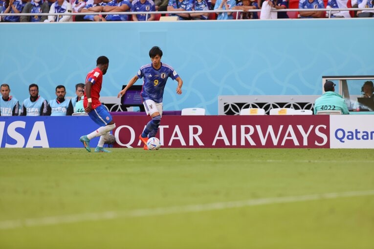 三笘薫の走り方（3枚目／全12枚） ©JMPA