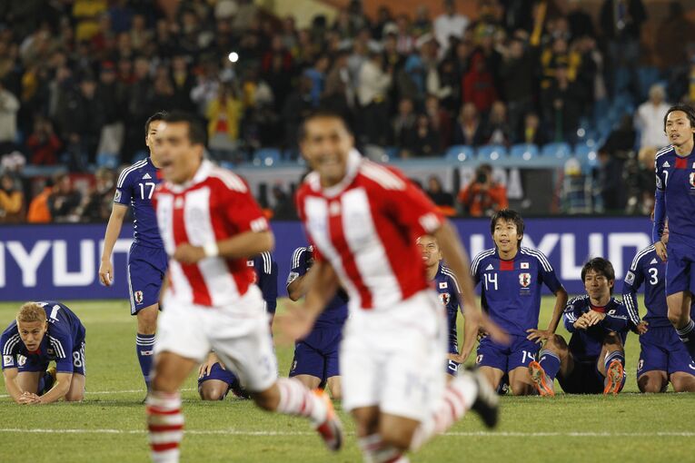 2010年南アフリカW杯　パラグアイ戦　©JMPA