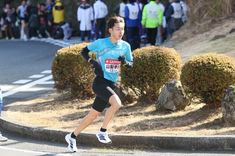 2回目の出場となった前回の箱根駅伝5区で区間8位の力走を見せた弓削征慶 ／ photograph by Getsuriku