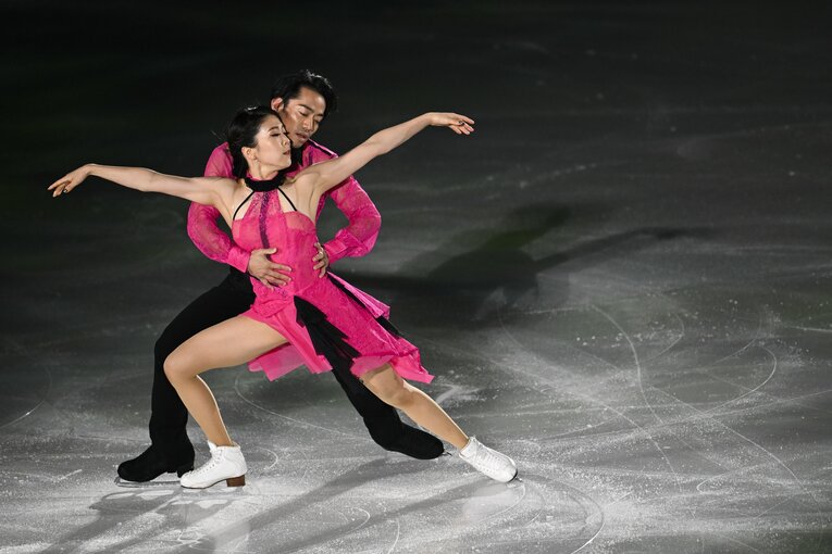 メダリスト・オン・アイスでのエキシビションプログラム「love　goes」　©Asami Enomoto