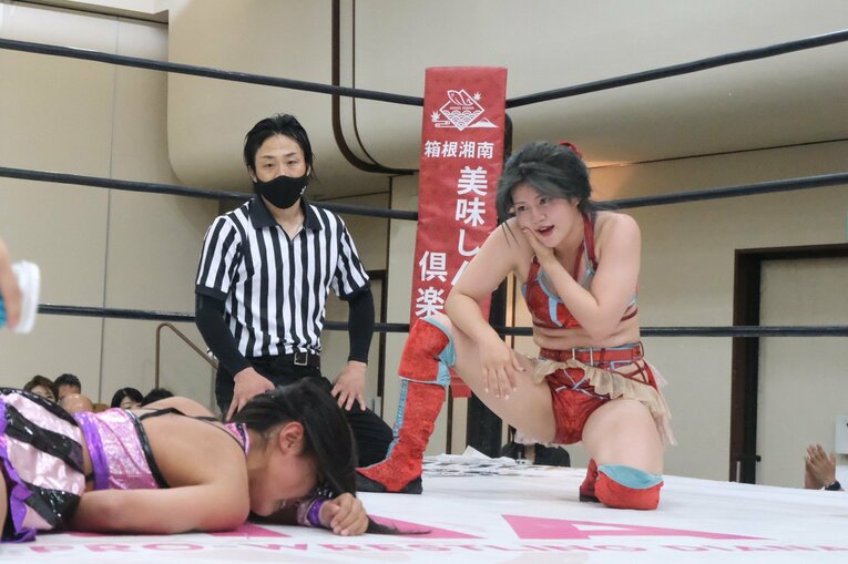 勝利した梅咲は、美蘭の努力を「余計な言葉で語る必要ないです」と称賛した