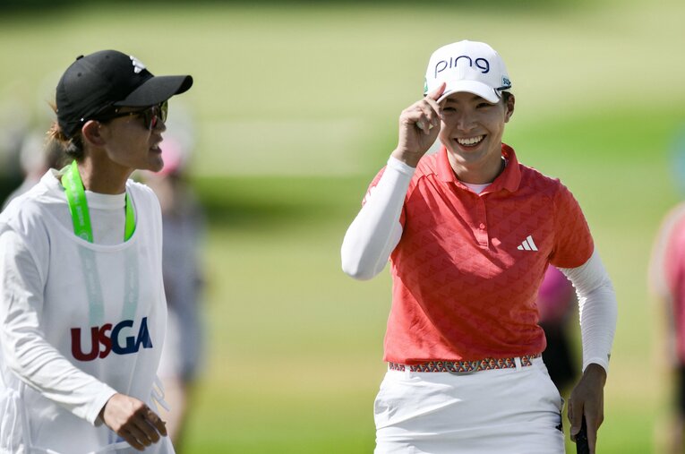 全米女子オープンという大舞台で復調の兆しを見せた渋野日向子（25歳） ／ photograph by USA TODAY Sports/Reuters/AFLO